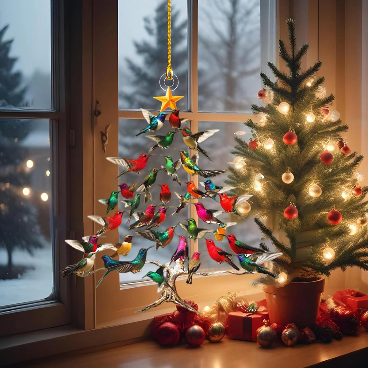 🔥2026 New Release 60% OFF - 🐦🎄Hummingbird Christmas Ornament✨(Same as in the video)