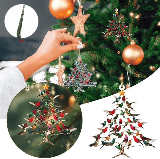 🔥2026 New Release 60% OFF - 🐦🎄Hummingbird Christmas Ornament✨(Same as in the video)